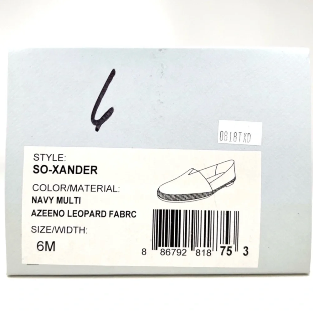 Sole Society Shoes “Xander” Leopard Print Espadrille Women’s Shoe Size 6 New NWT